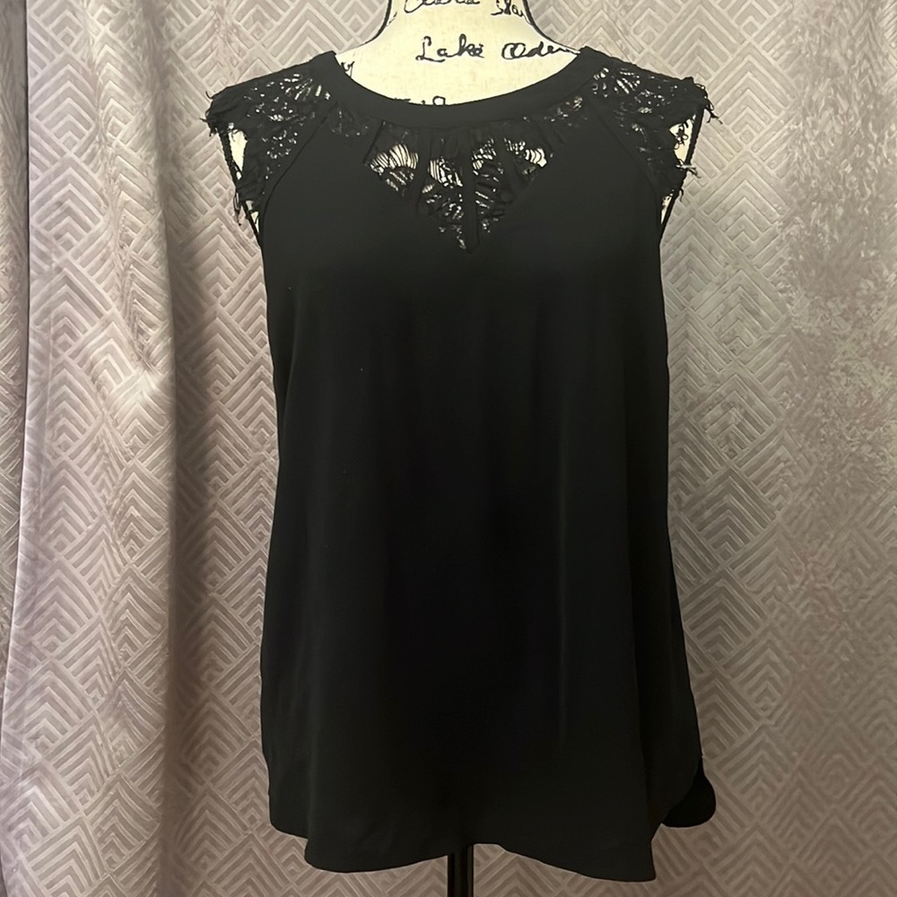 Brixon Ivy Black Lace Tank Top